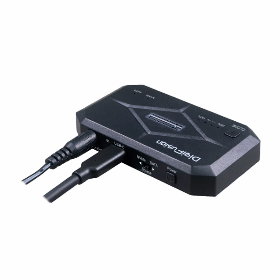 伽利略 USB3.2 Gen2 NVMe M.2 + SATA 雙協議互拷機SMNVCCA