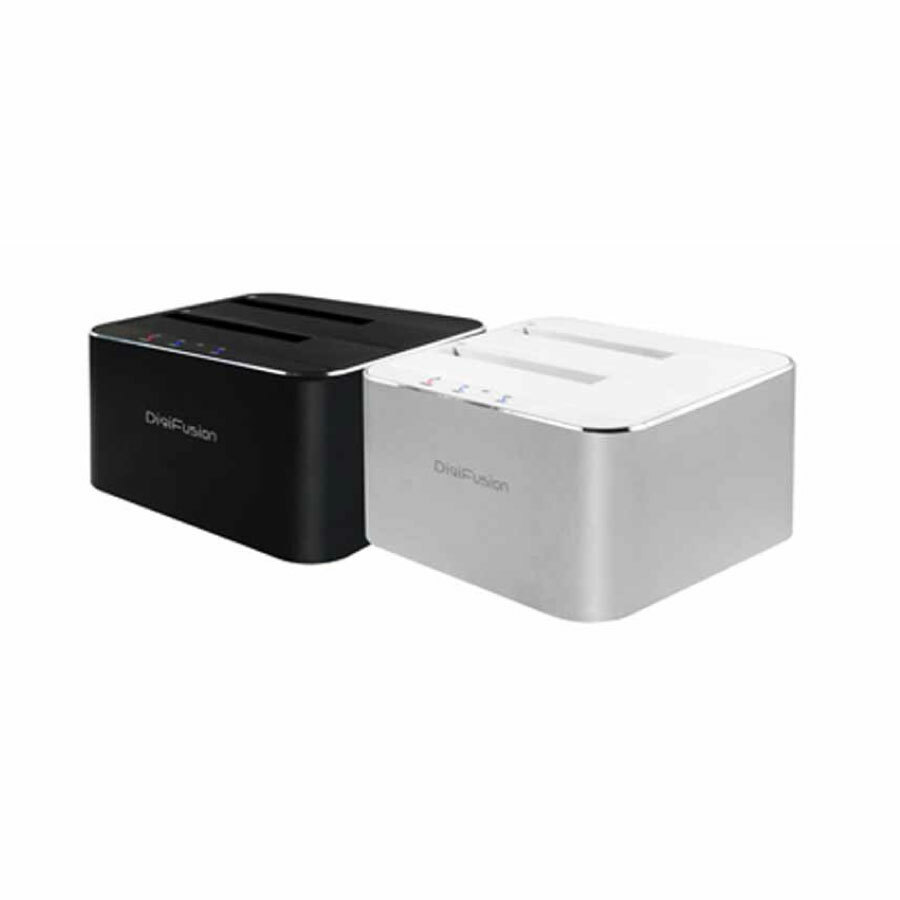 伽利略 USB3.1 Gen1 2.5/3.5”雙SATA 鋁合金硬碟拷貝機 產品型號：RHU08MA(黑) / RHU08MB(銀)