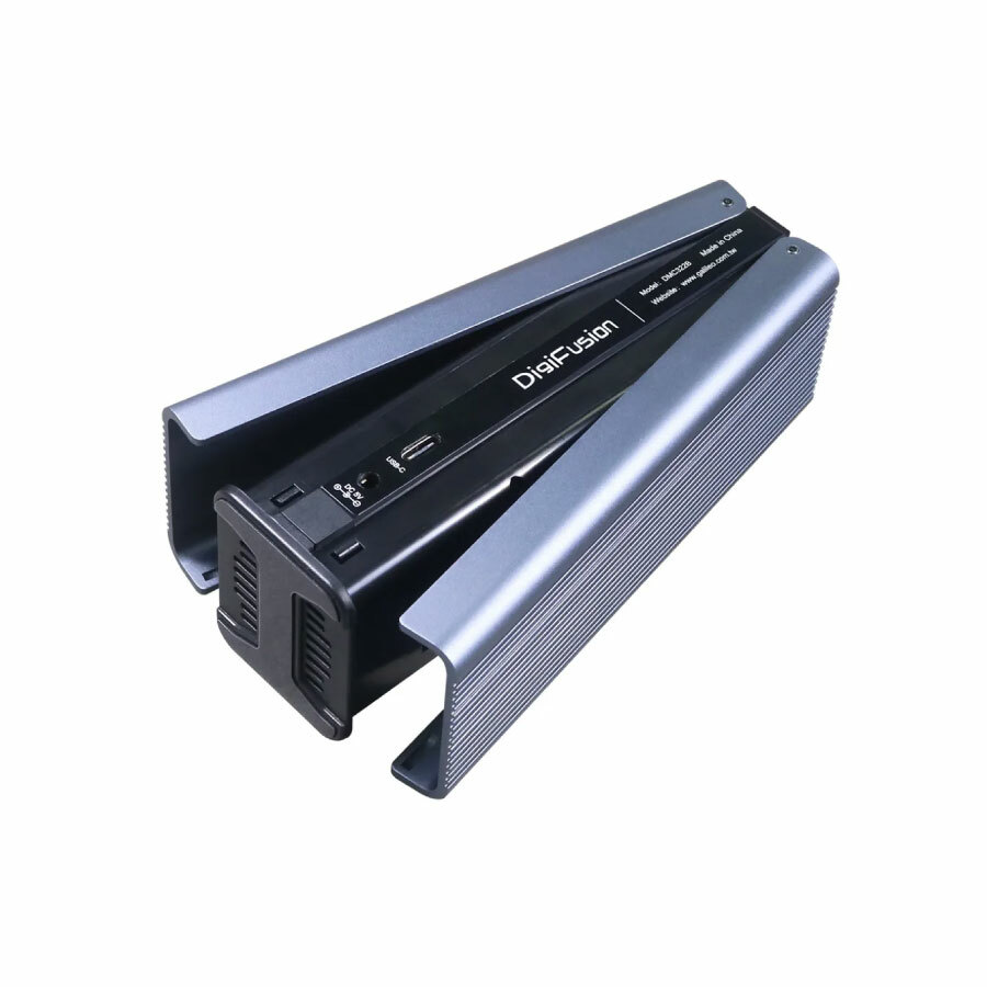 伽利略 雙M.2(NVMe) SSD to USB3.2 Gen2x2 拷貝機 產品型號：DMC322B