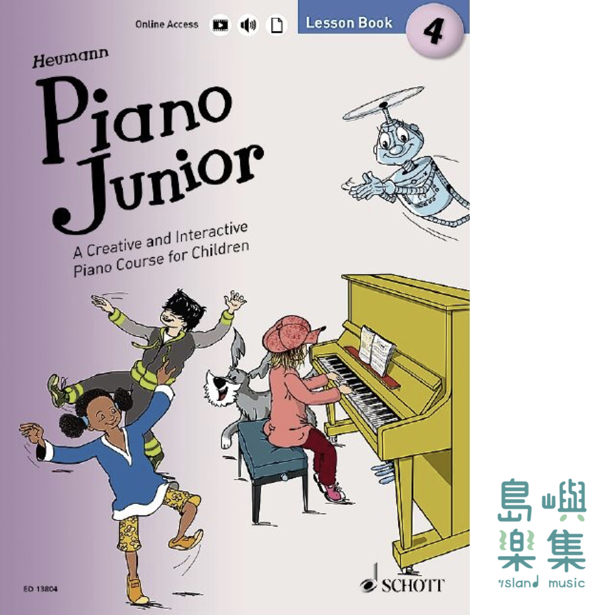 Piano Junior Lesson Book 4 (Asian Edition)