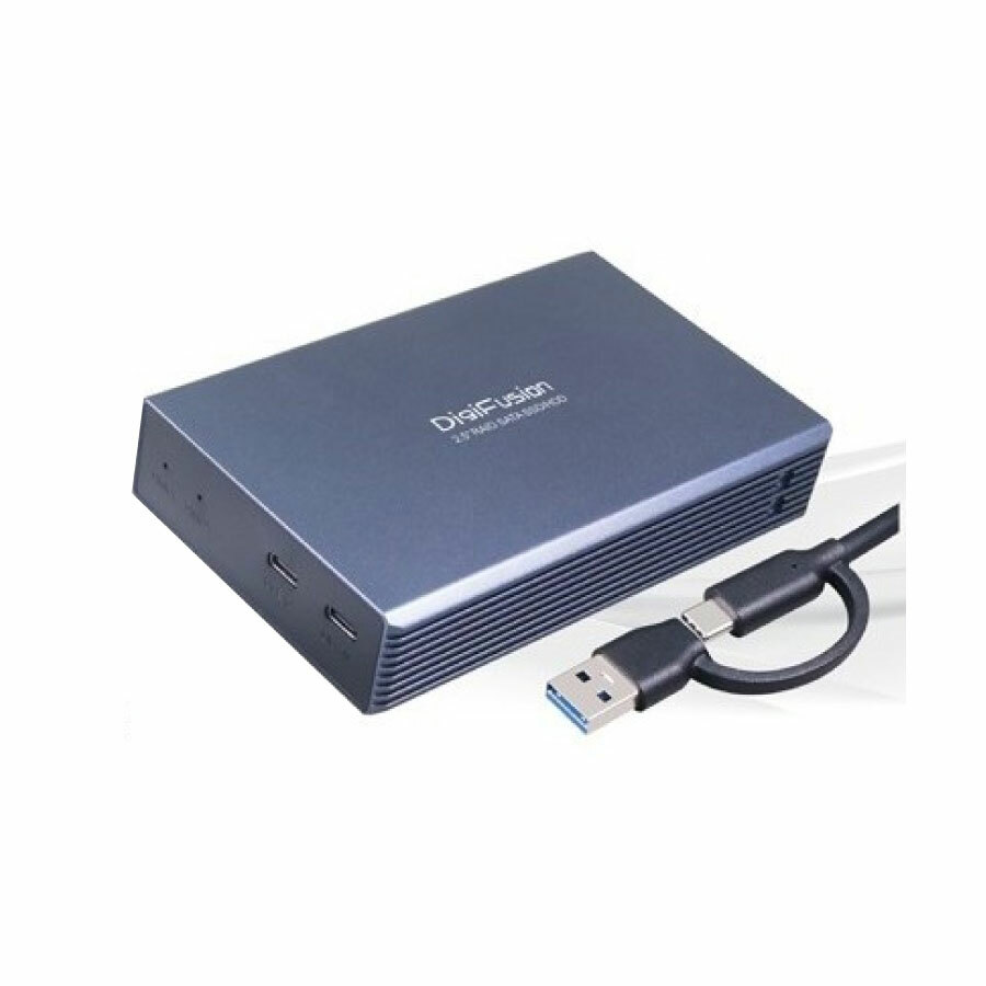 伽利略 USB3.2 Gen1 2.5吋 Raid 雙SATA SSD 硬碟盒(HD-339U32R)