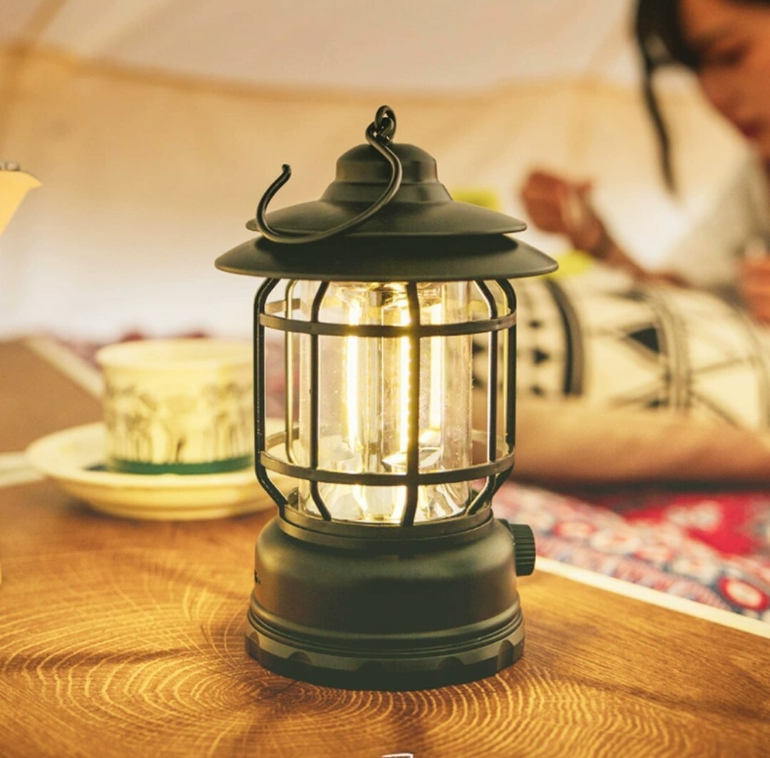 復古風野外露營燈(照明燈)