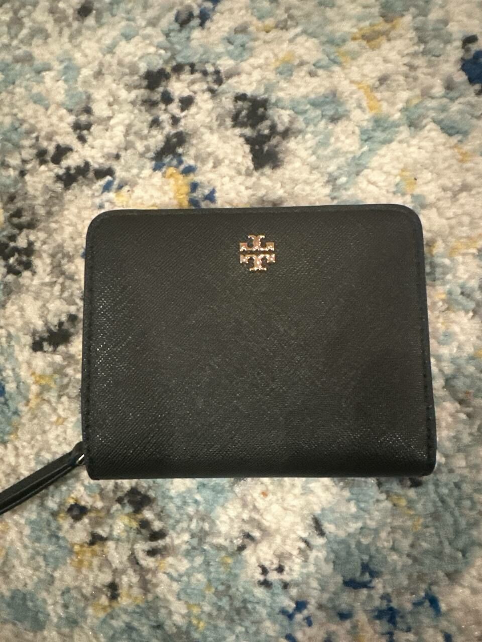 [S] TORY BURCH 147606-001 EMERSON MINI WALLET,BLACK, 196133569528 (STB522)