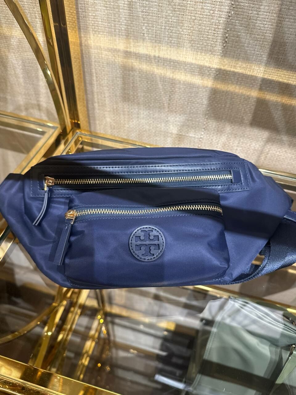 [S] TORY BURCH NYLON BELT BAG,TORY NAVY, 196133458785 (STB524)