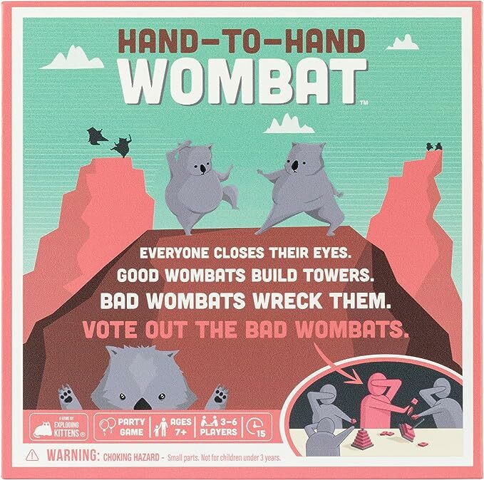 Hand to Hand Wombat  袋熊砌屎塔