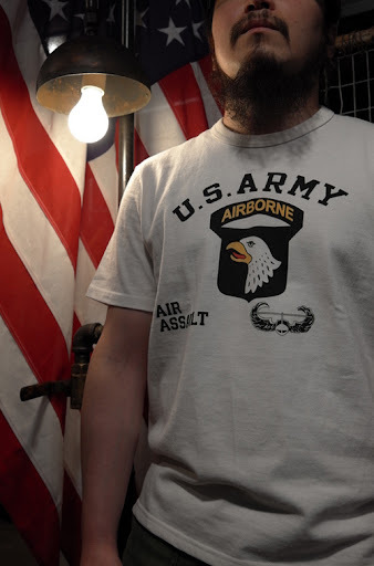 The Real McCOY'S MILITARY TEE /  U.S ARMY AIRBORNE