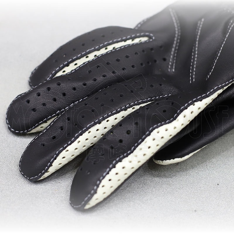 日本香川縣生產的手套,採用極度柔軟的牛皮製作,讓騎士穿戴舒適,外縫式設計讓穿戴無異物感,JPM夏季手套