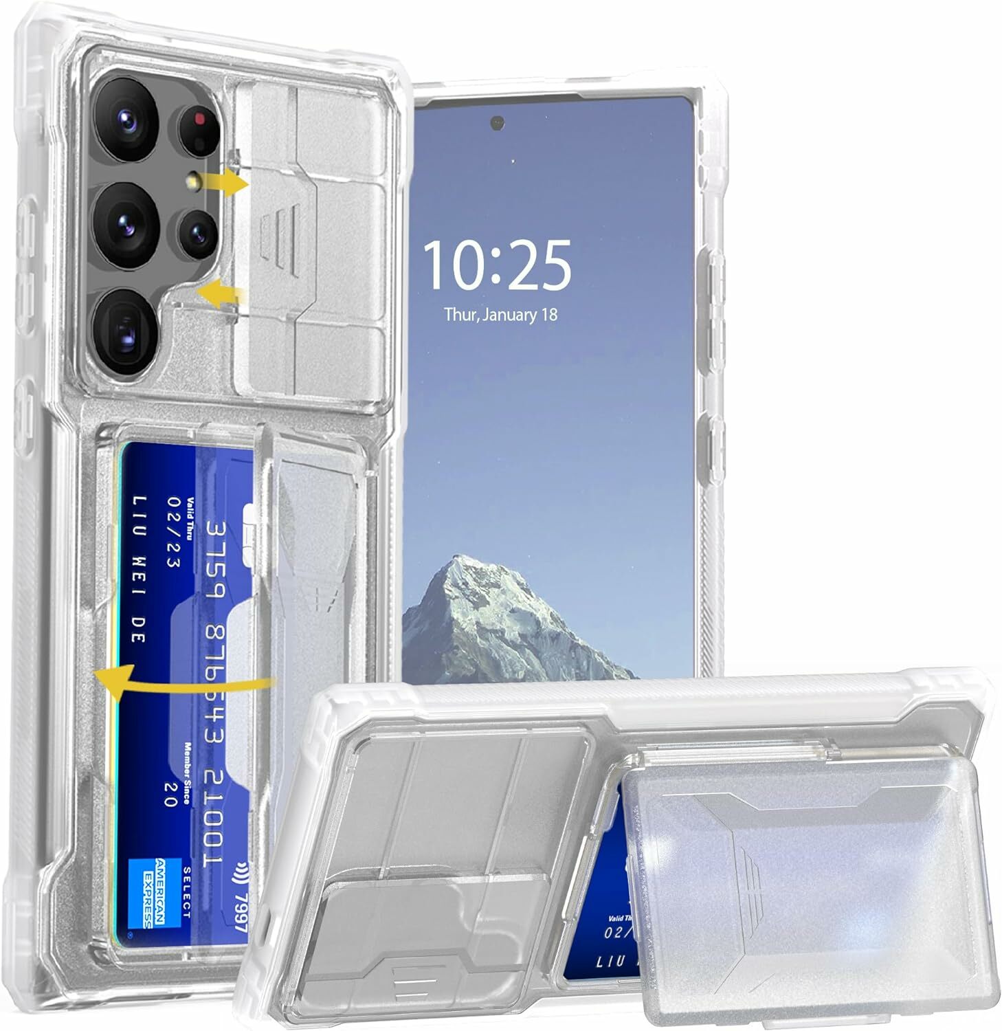 XPRO - Card Glide Shield - Samsung S24 Ultra Case 高度防撞插卡支架手機保護殼
