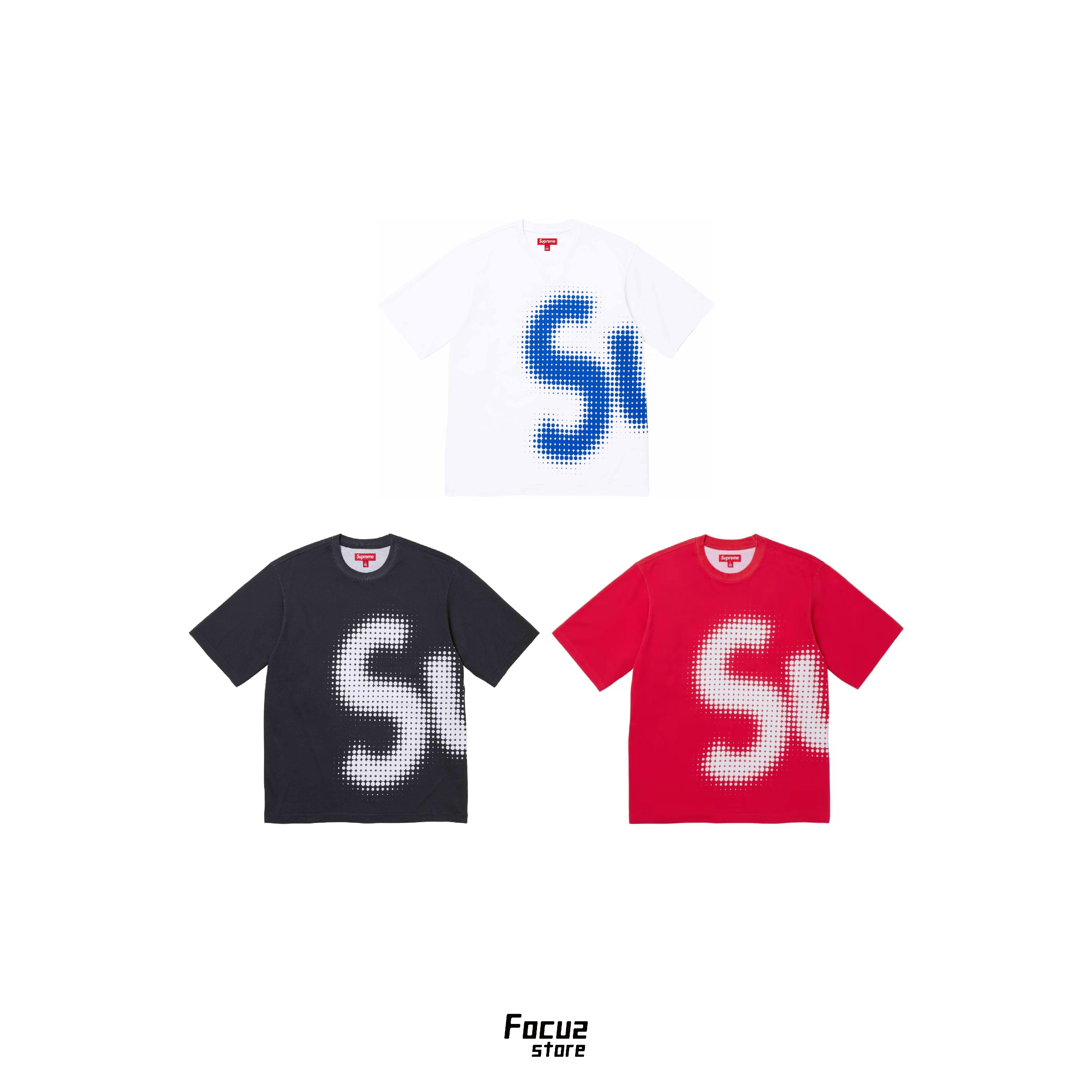 【Focus Store】現貨秒發 Supreme SS24 Week6 Halftone Short-Sleeve Top 短袖 三色
