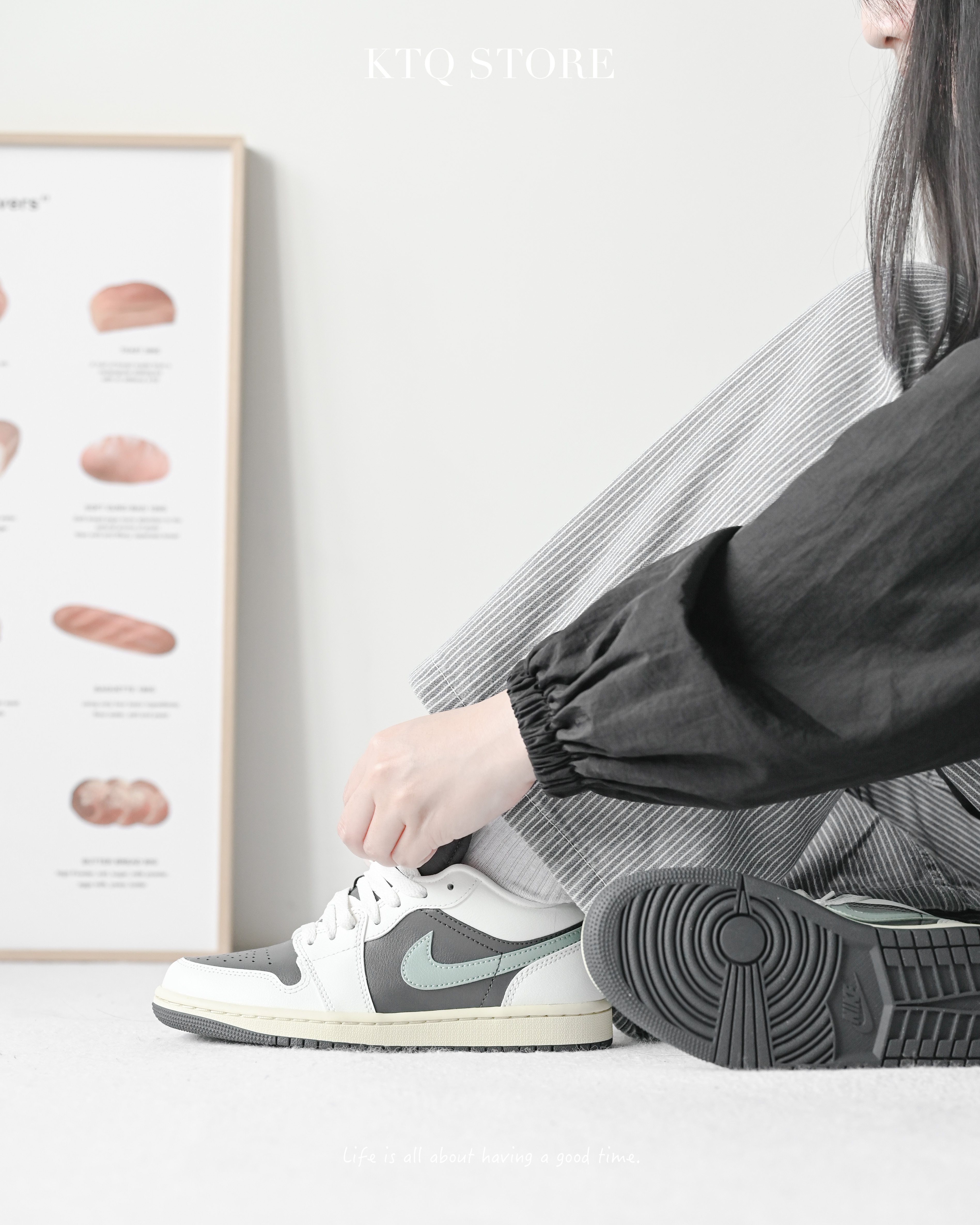 KTQ STORE ‧ Air Jordan 1 Low "Jade Smoke" 煙燻翡翠 DC0774-001