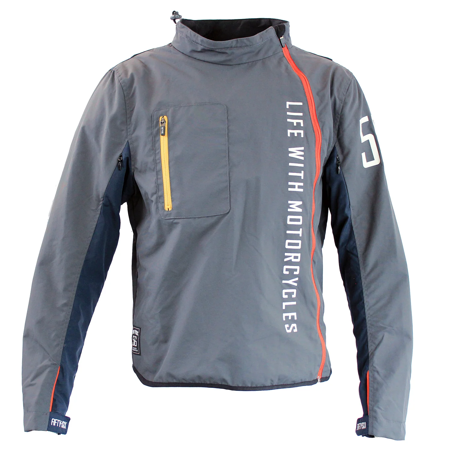 56DESIGN ARC 側開拉鍊外套，獨創弧形拉鍊與高效透氣排氣設計，機能與風格兼具