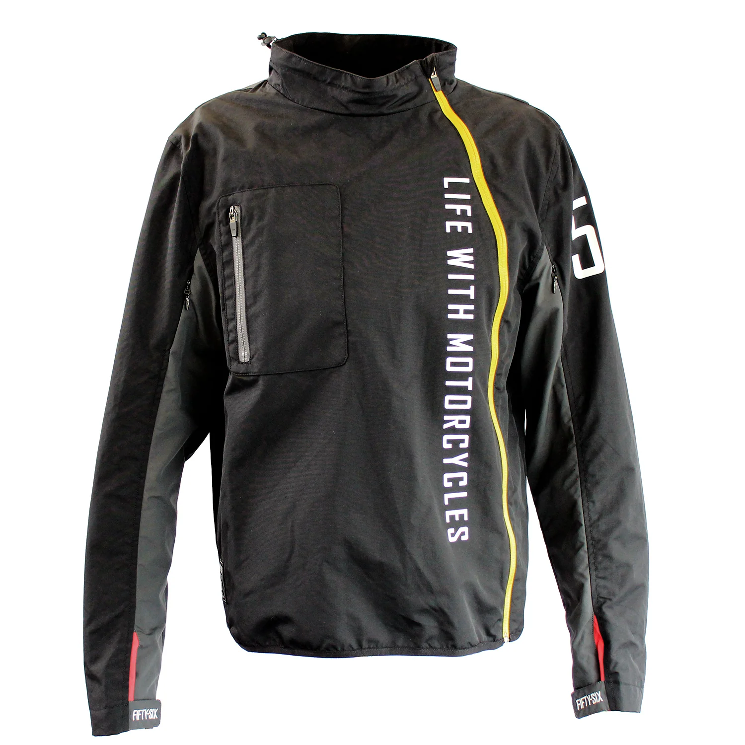 56DESIGN ARC 側開拉鍊外套，獨創弧形拉鍊與高效透氣排氣設計，機能與風格兼具