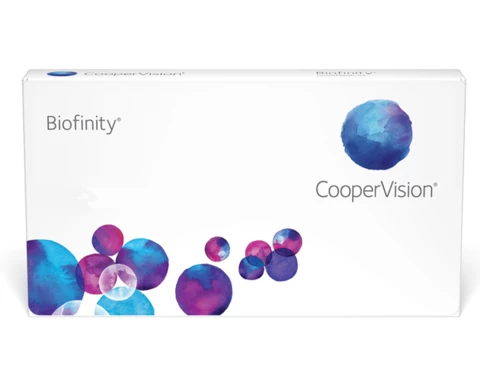 COOPERVISION BIOFINITY矽水凝膠每月棄隱形眼鏡｜每盒6片
