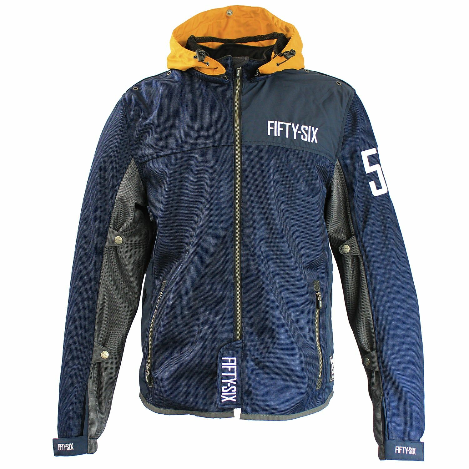 56DESIGN COLOR HOODIE MESH JACKET 艷色網眼透氣外套