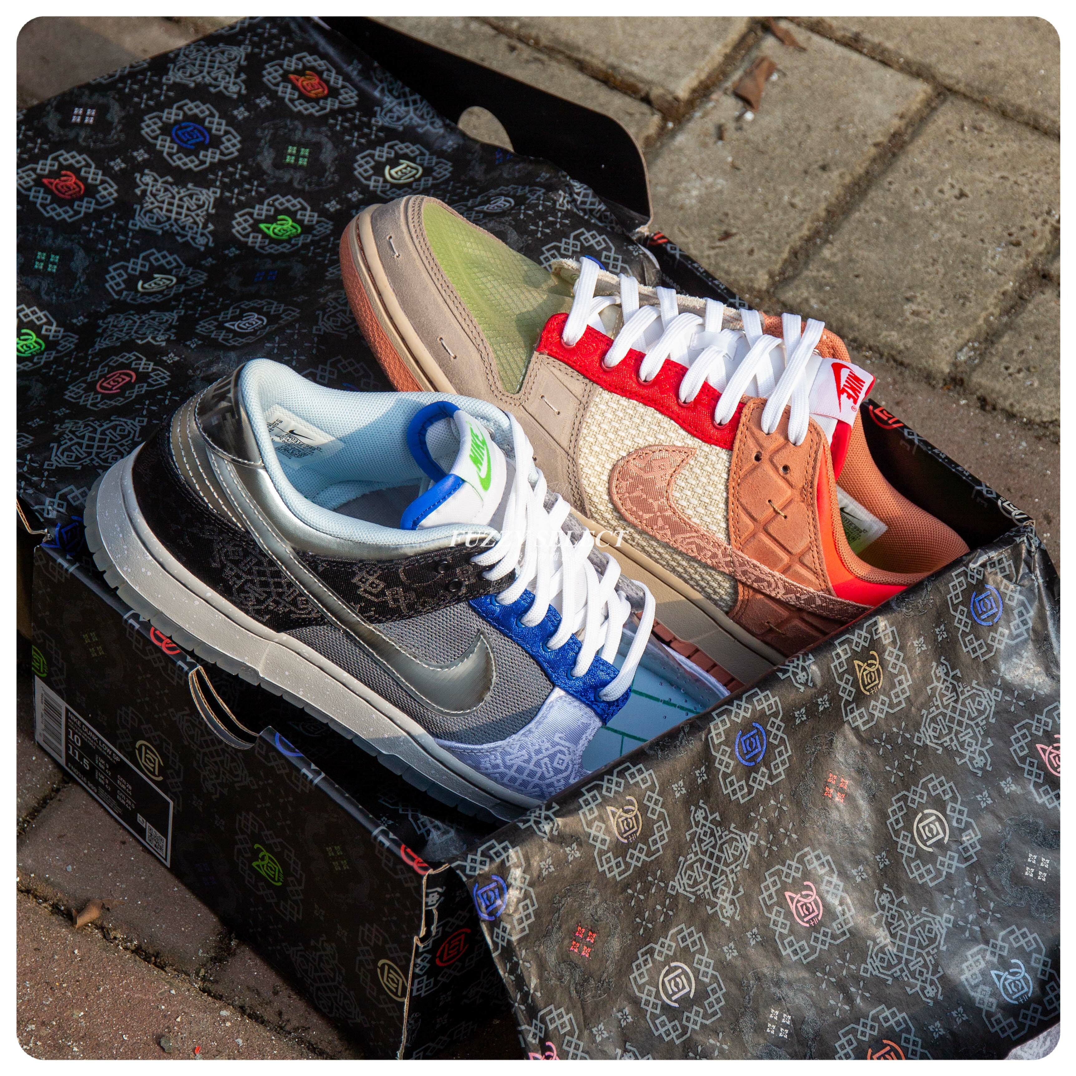 【逢甲FUZZY】CLOT x Nike Dunk Low "WHAT THE CLOT" 陰陽 鴛鴦 死亡之吻 絲綢 20周年 FN0316-999