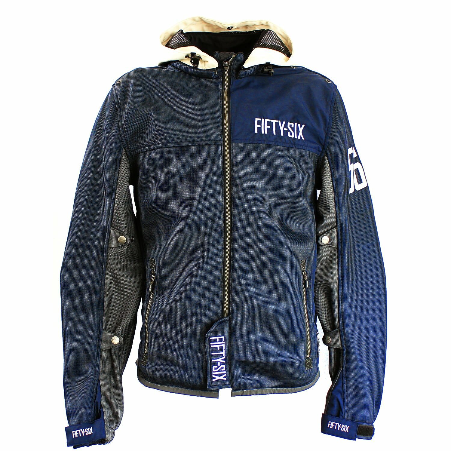 56DESIGN COLOR HOODIE MESH JACKET，艷色網眼透氣外套與五件式護具，夏季騎行必備