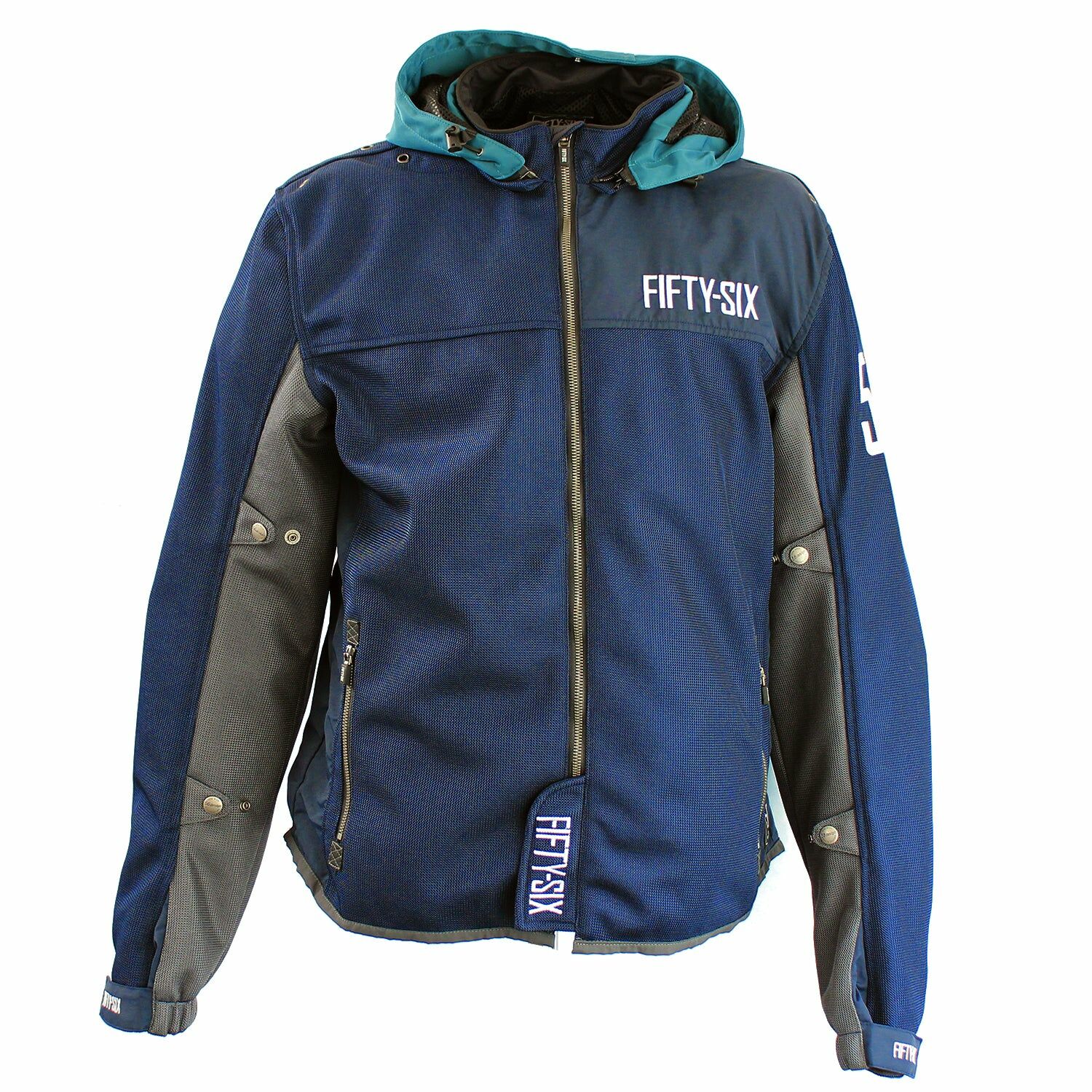 56DESIGN COLOR HOODIE MESH JACKET，艷色網眼透氣外套與五件式護具，夏季騎行必備