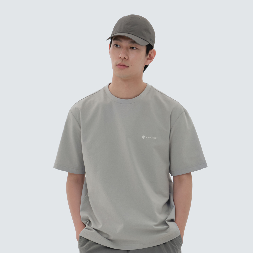 【現貨零碼折扣】snow peak Classic Woven short Sleeve T-shirts 胸前刺繡logo速乾短Ｔ S24MMTTS16