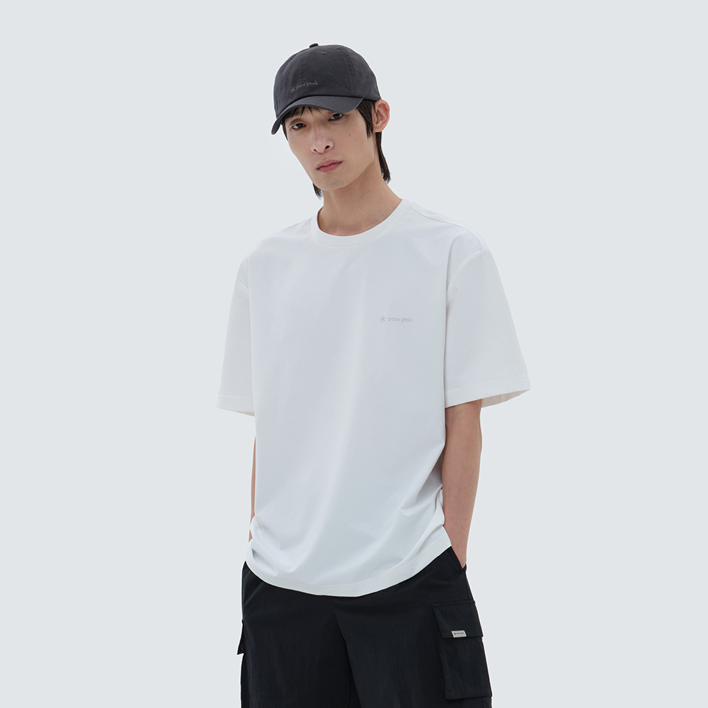 【現貨零碼折扣】snow peak Classic Woven short Sleeve T-shirts 胸前刺繡logo速乾短Ｔ S24MMTTS16