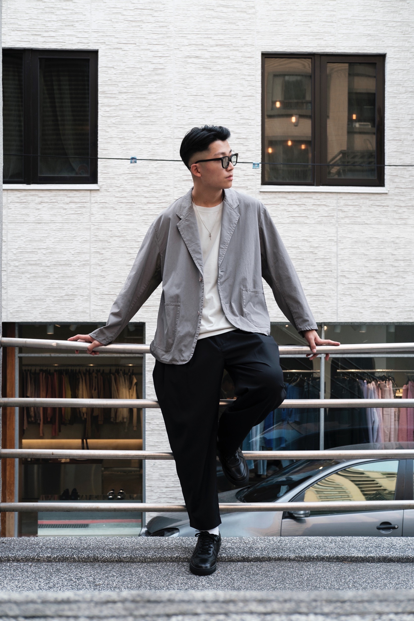 25SS STILL BY HAND　Garment-dye 2B jacket STILL BY HAND - Garment-dye 2B jacket / GREIGE