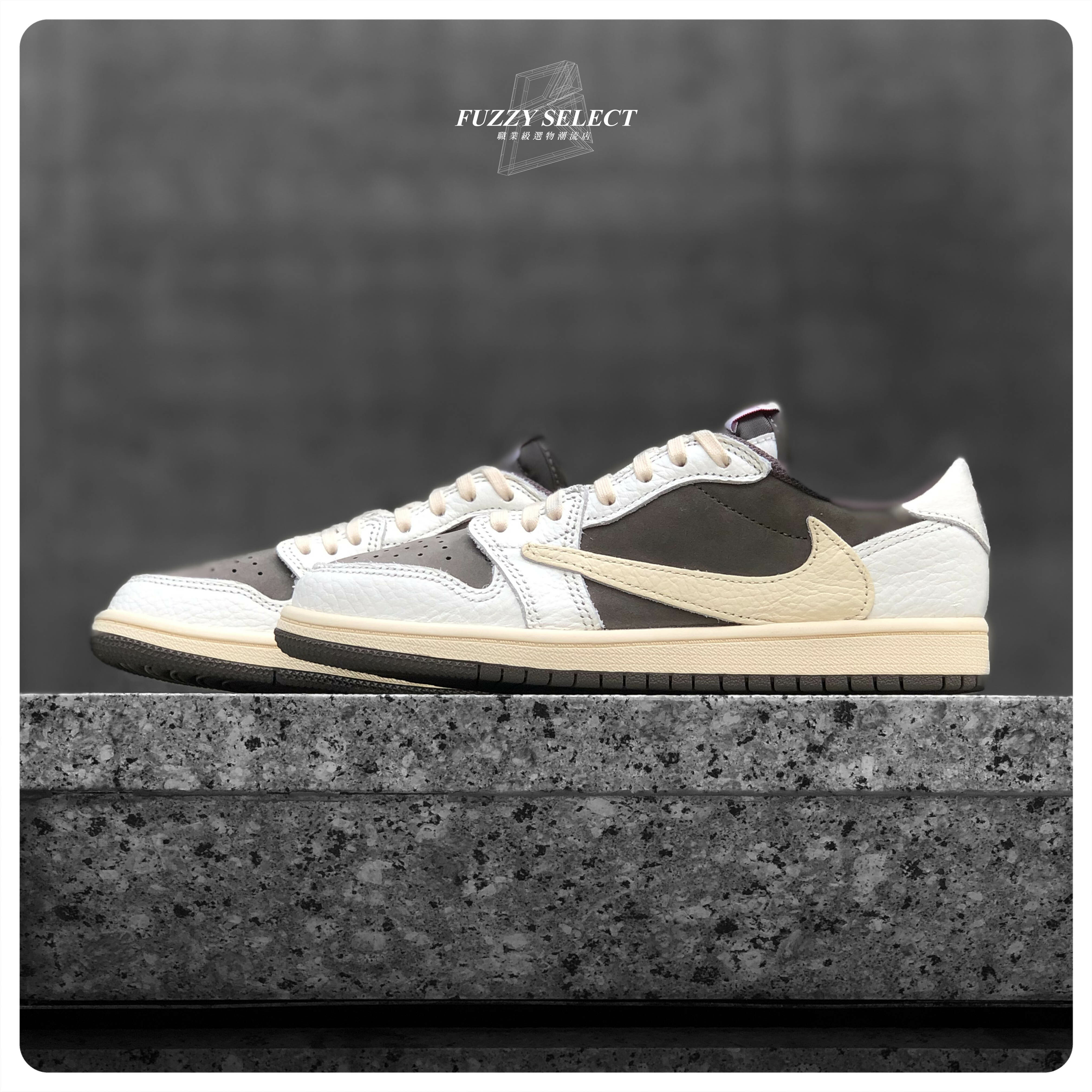 【逢甲 FUZZY】Travis Scott x Air Jordan1 Low "Reverse Mocha" 白棕摩卡 DM7866-162