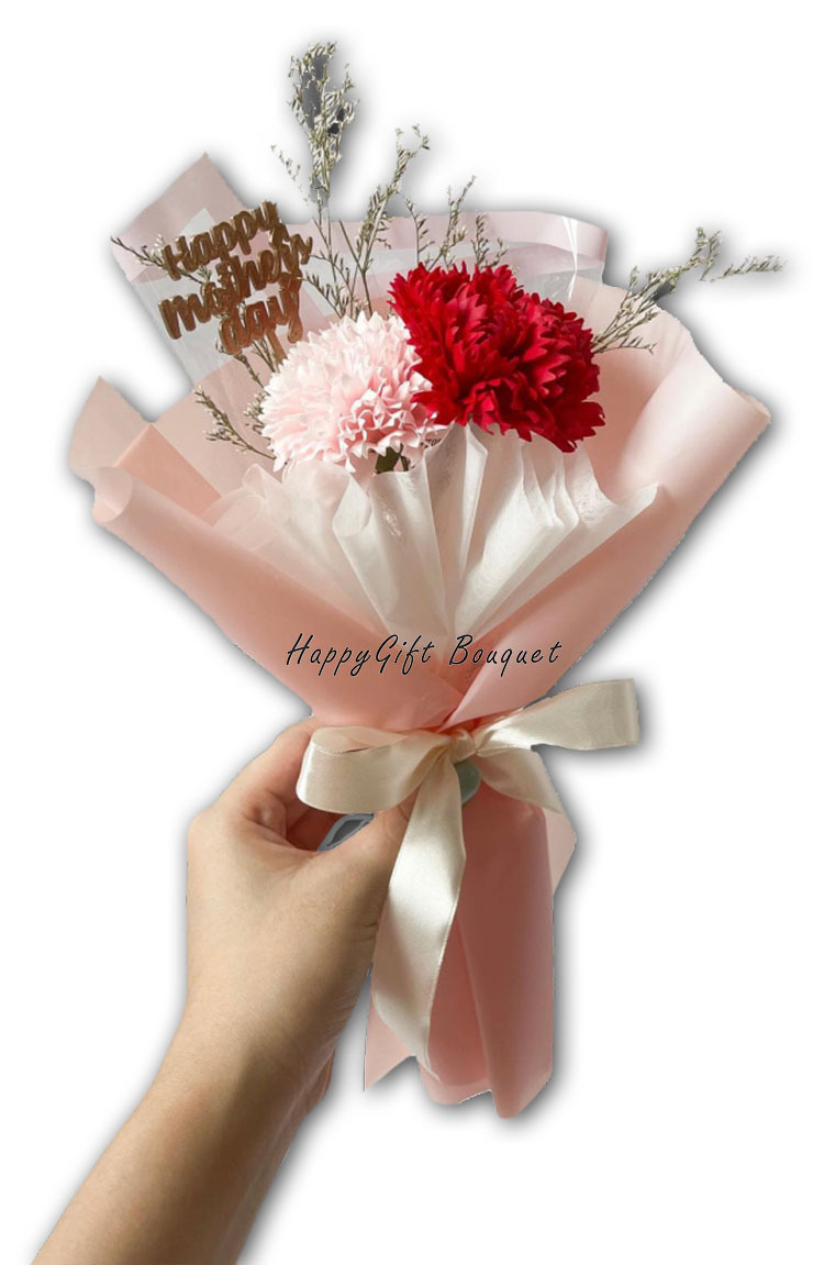 康乃馨香皂小花束