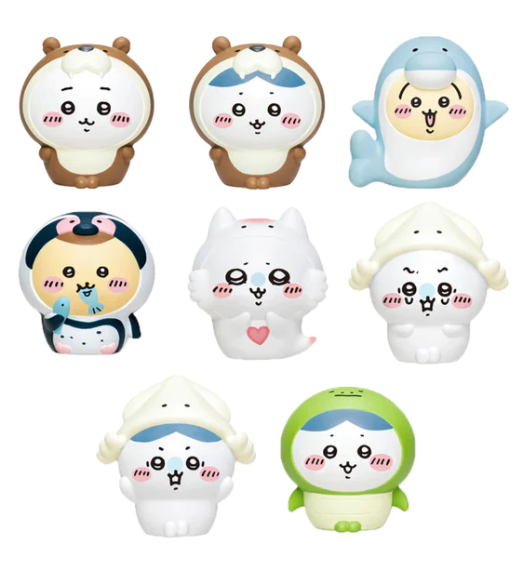 Chiikawa 水族館 手指粒粒 膠擺設 盲盒-