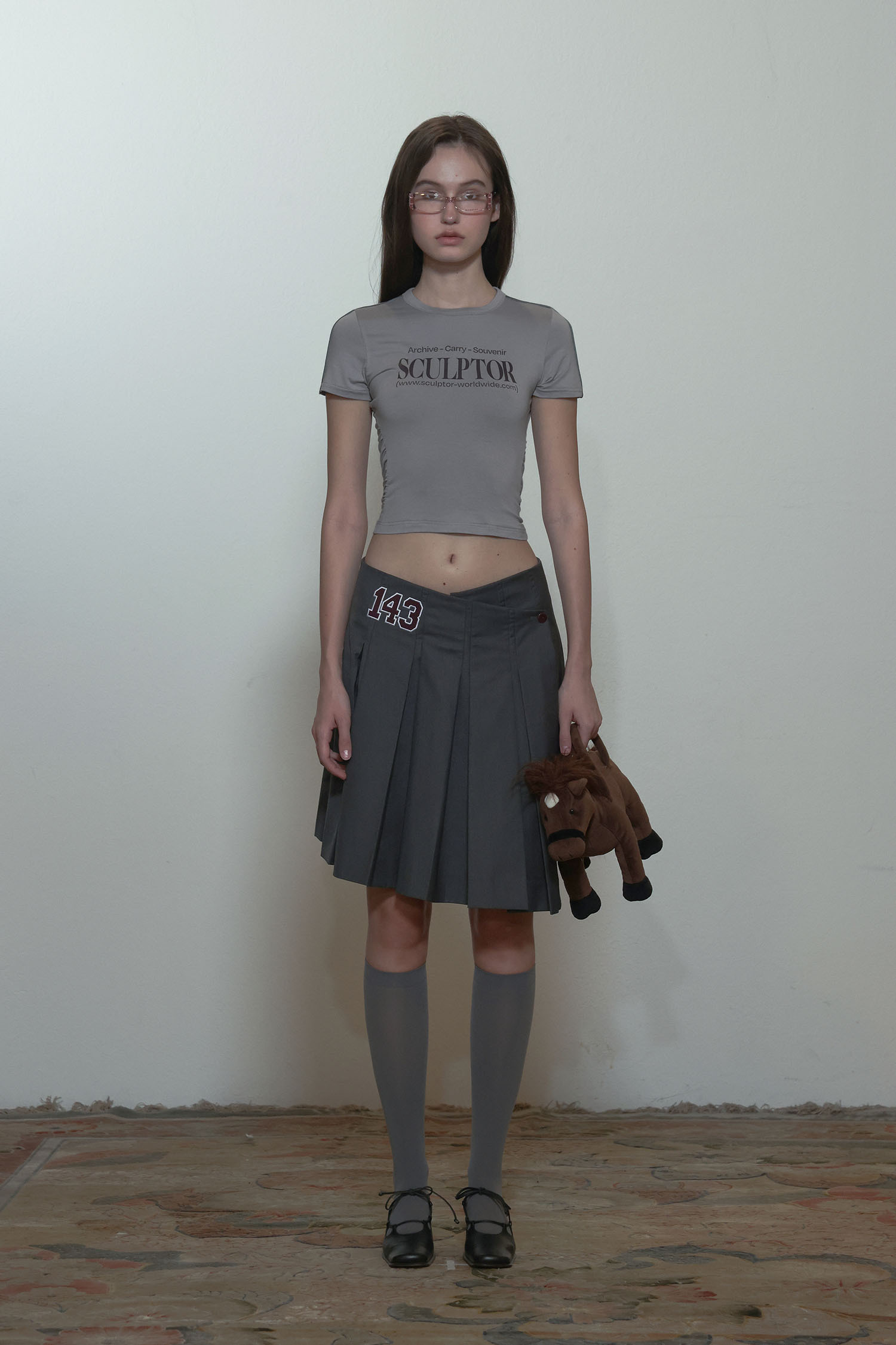 SCULPTOR - Sports Lettering Tee (Gray)