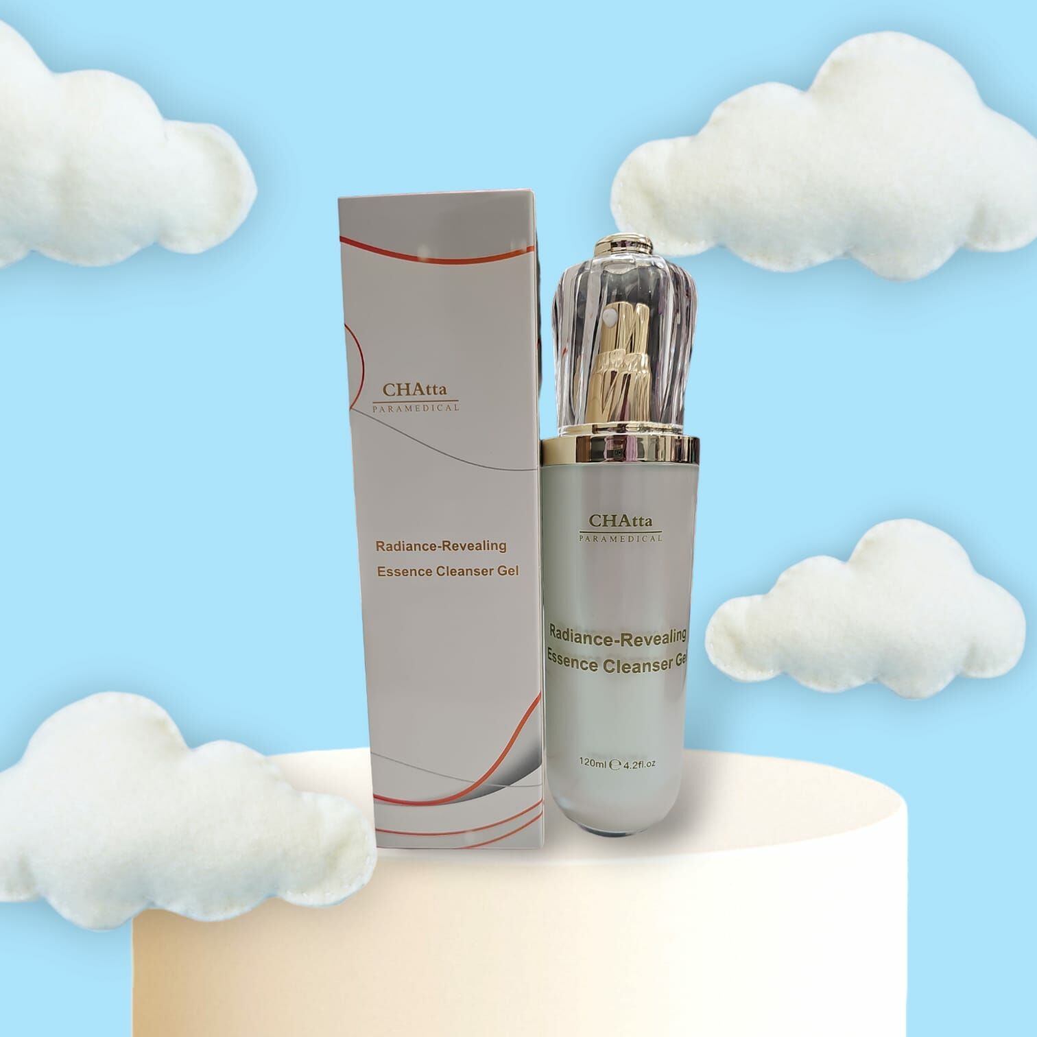 CHAtta 煥彩精華液潔面啫喱 120ML