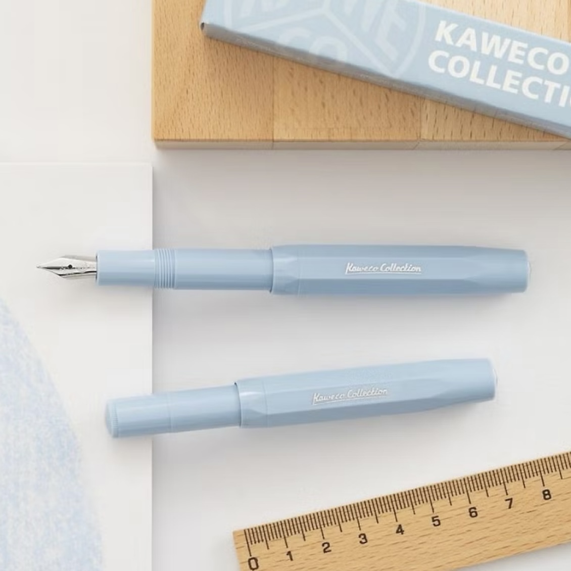 迷霧藍 COLLECTION系列鋼筆 短鋼筆｜德國KAWECO