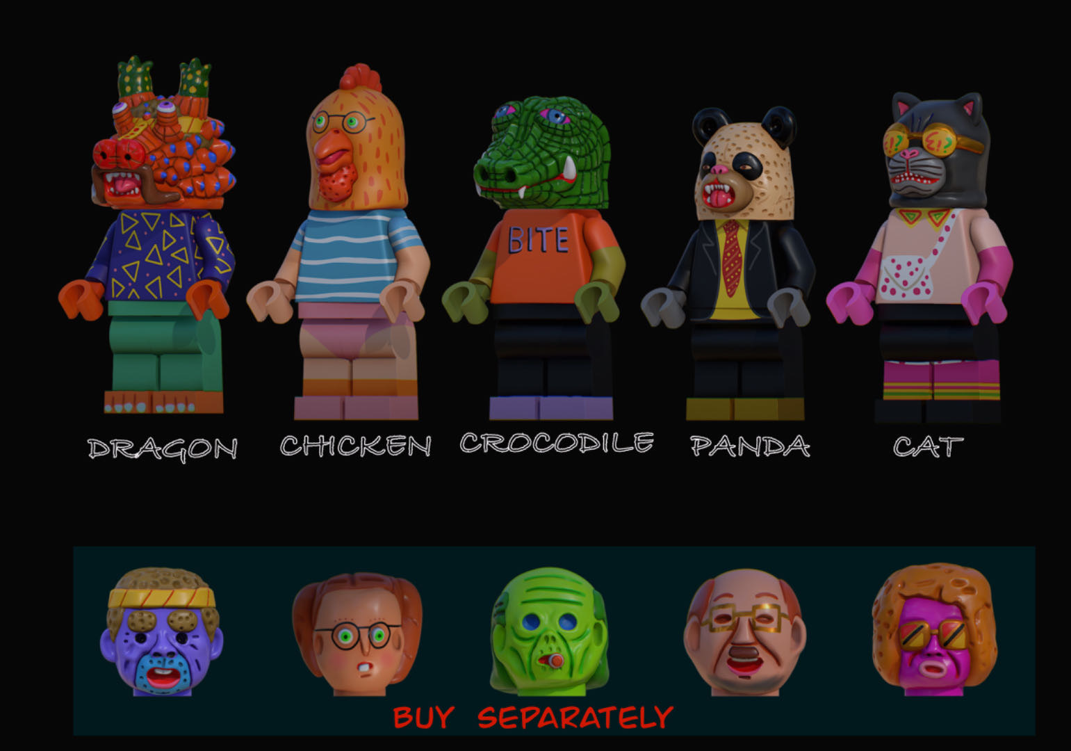 【Sakura Brick】動物人物