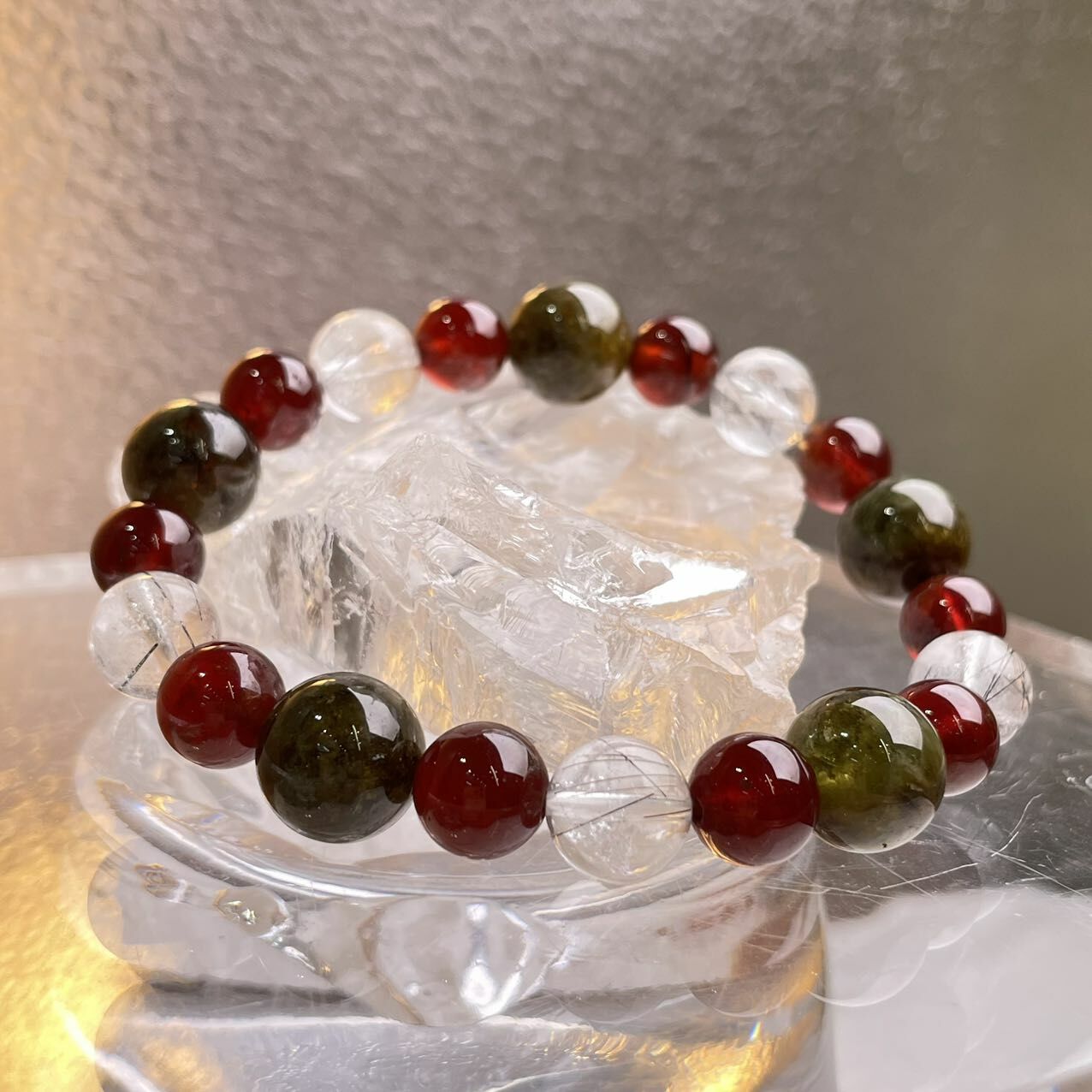 沙佛萊 紅瑪瑙 黑髮晶 天然 水晶 日本 手作 禮物 2025 日本直郵