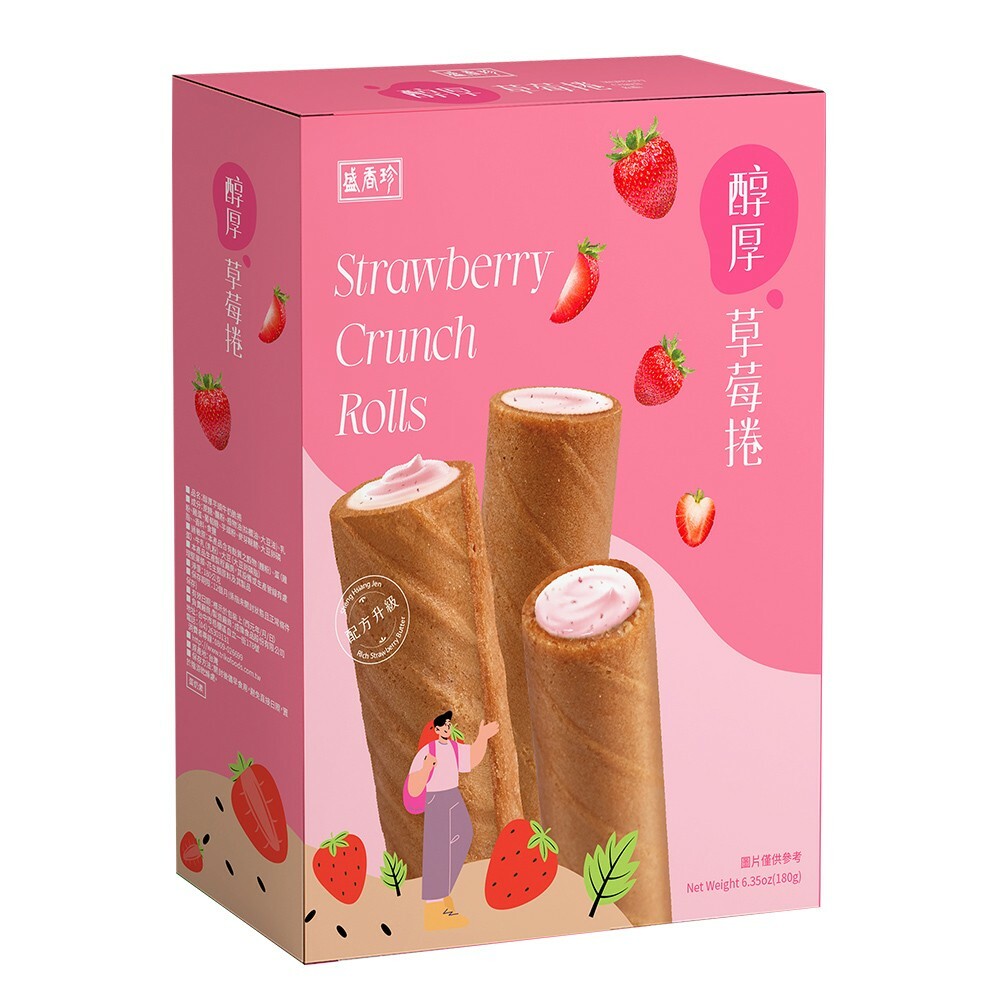 盛香珍 醇厚草莓捲 110g