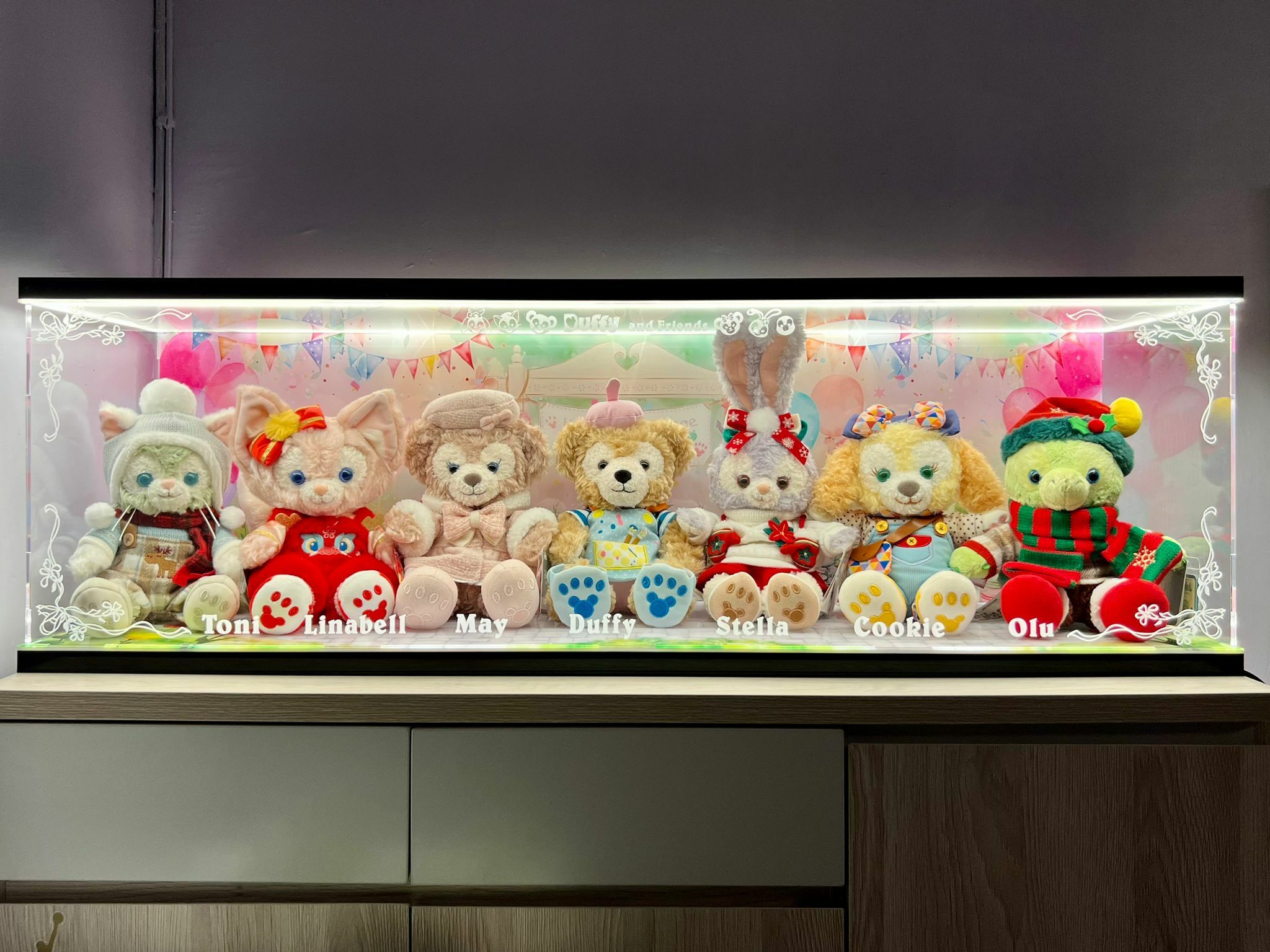 [AOWOBOX] Duffy & Friends 7入 展示盒