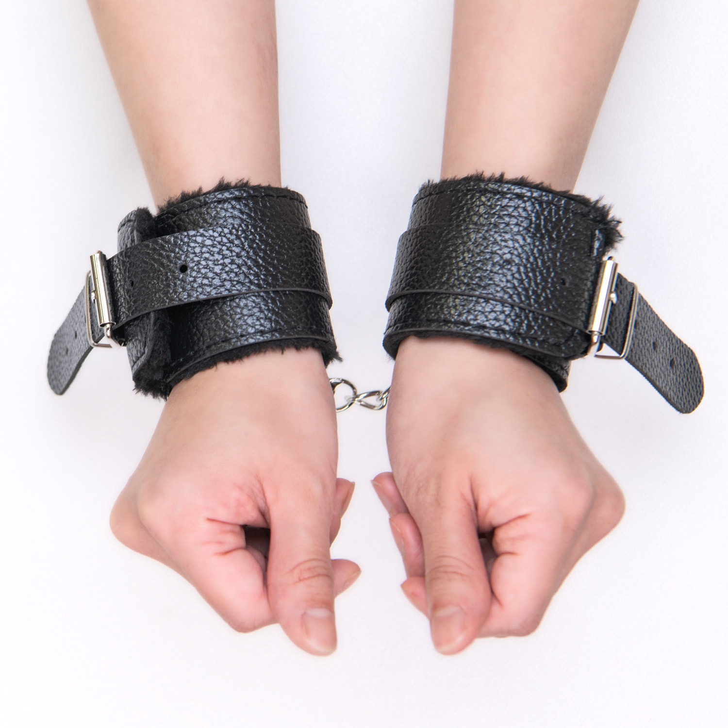 日本NPG 毛毛 SM手扣 黑色