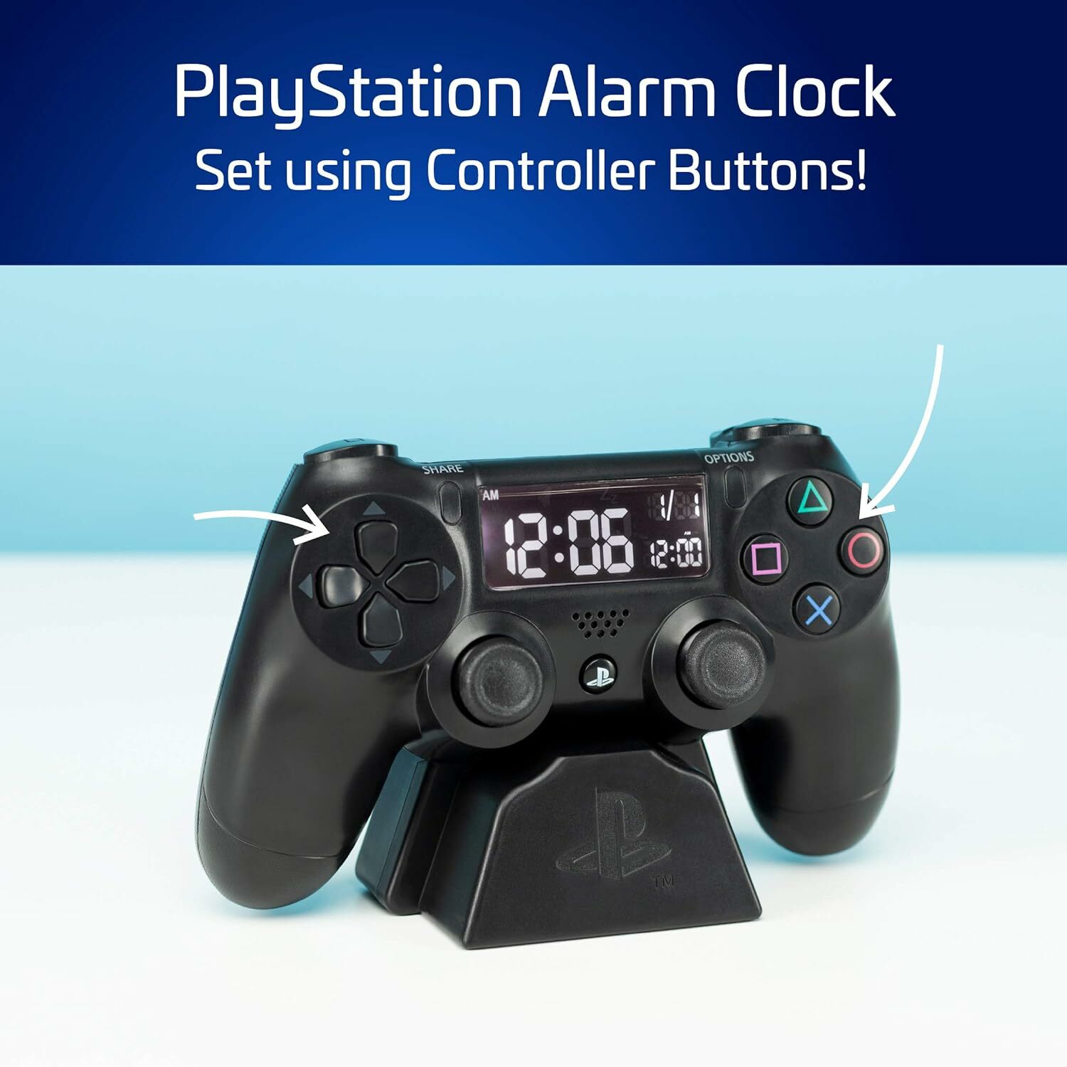 PS4 Controller Alarm Clock PS4手掣造型鬧鐘 (SONY官方授權產品)