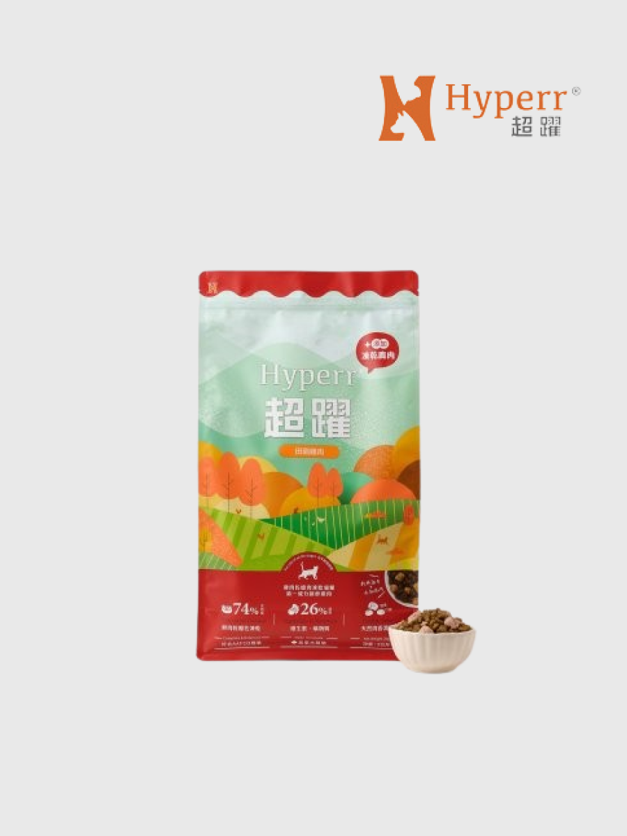 【Hyperr 超躍】貓用｜鮮肉糧佐凍乾 雞肉+鹿肉