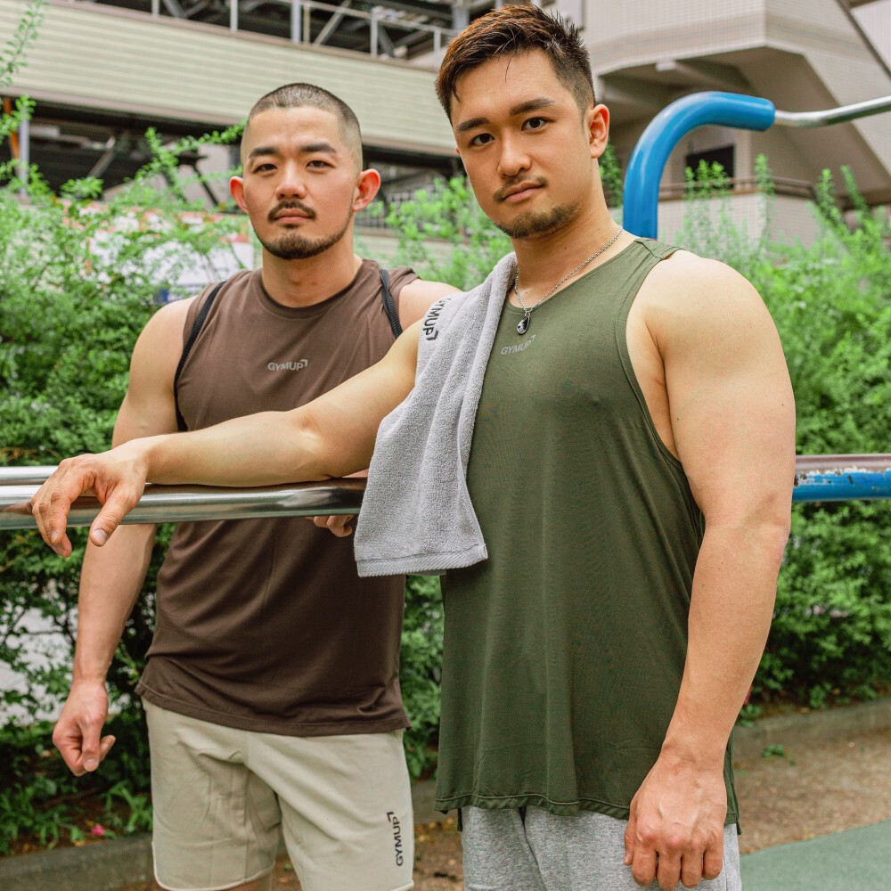 GYMUP 肌肉訓練背心 03 深棕灰