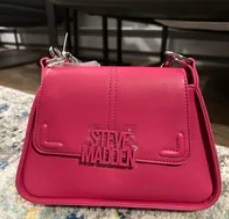 [S] STEVE MADDEN DT622370 BPORTIA CROSSBODY,FUCHSIA, 193624920424 (SSM242)