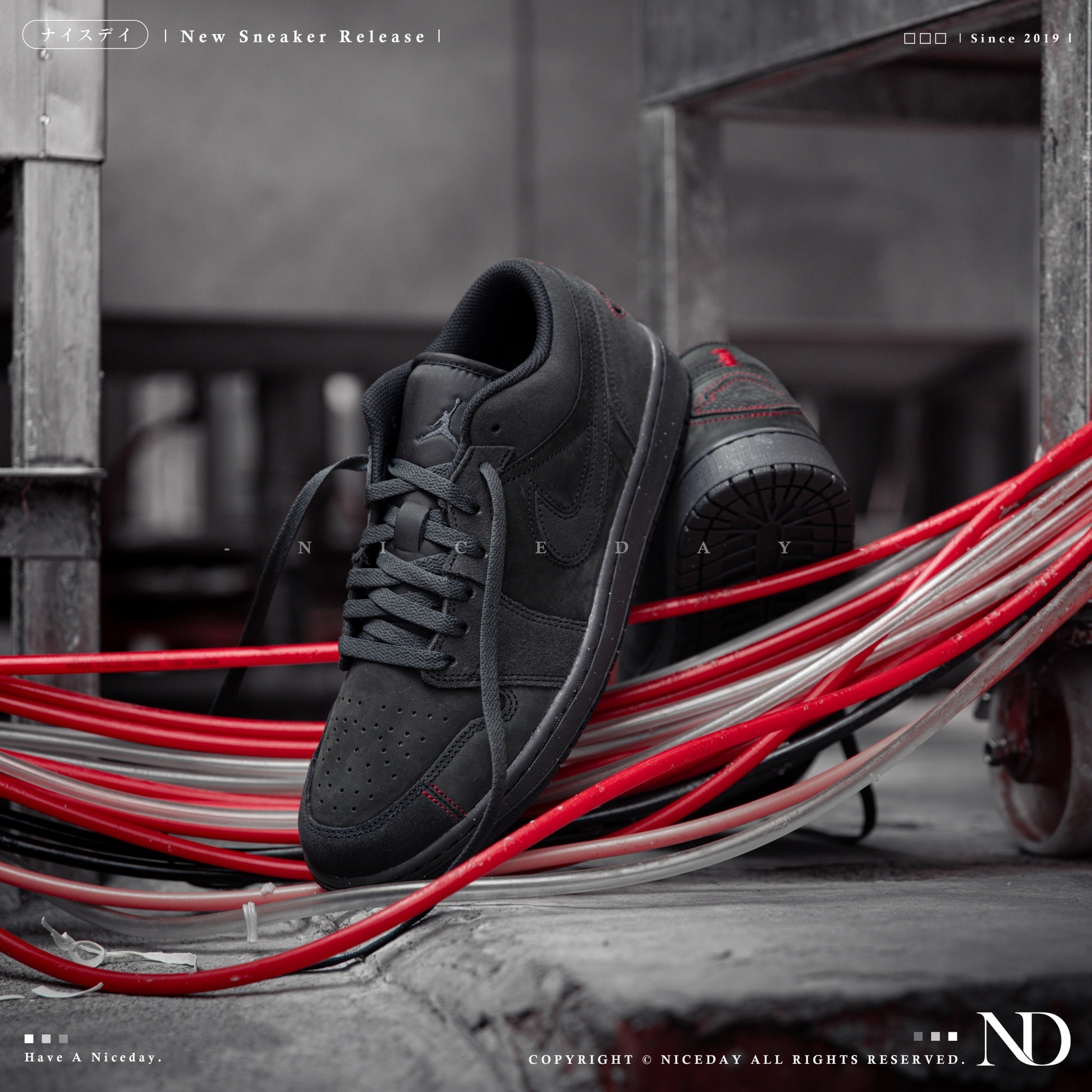 NICEDAY 代購 Air Jordan 1 Low SE Craft 黑灰 麂皮 男款 FD8635-001