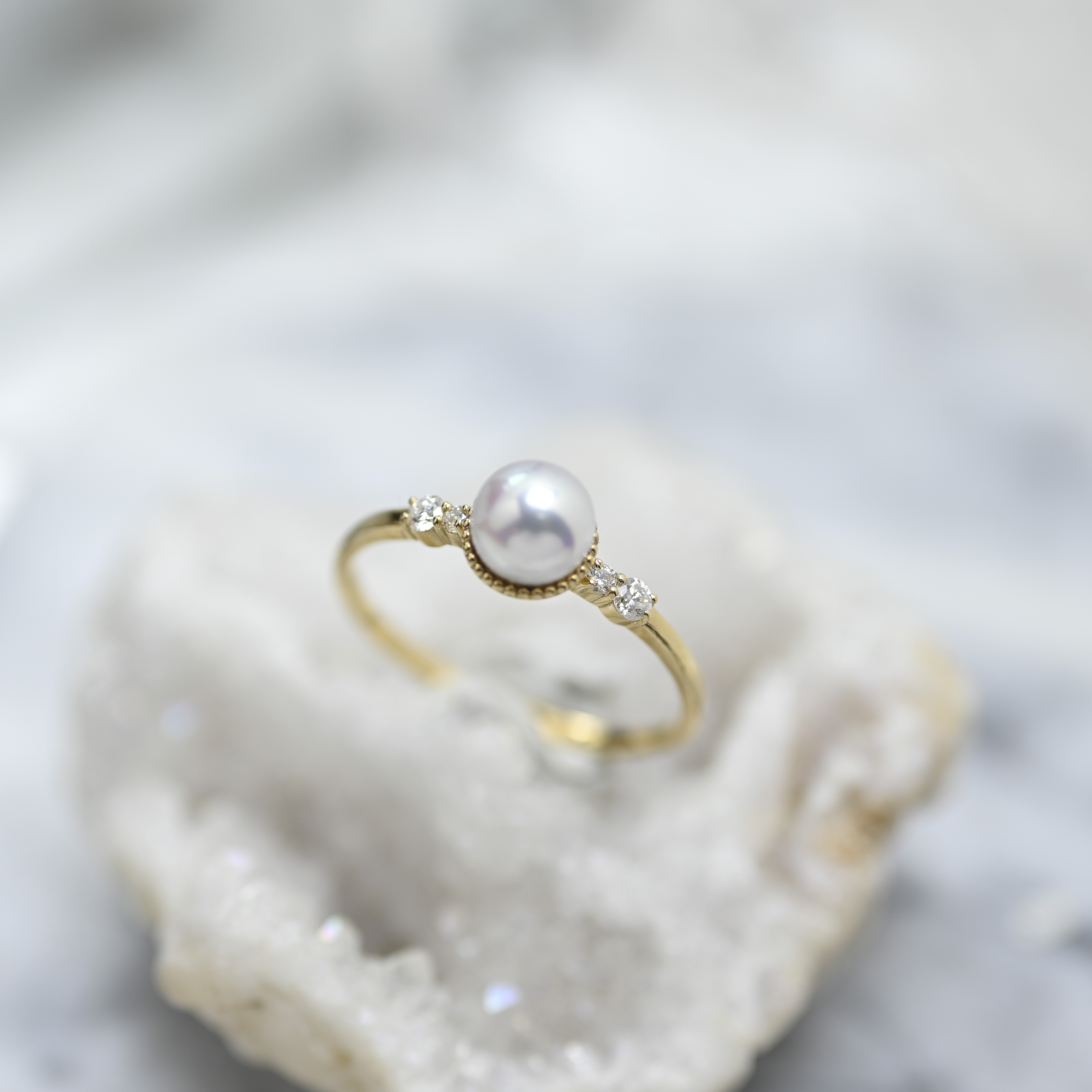 18K Gotico Diamond Ring