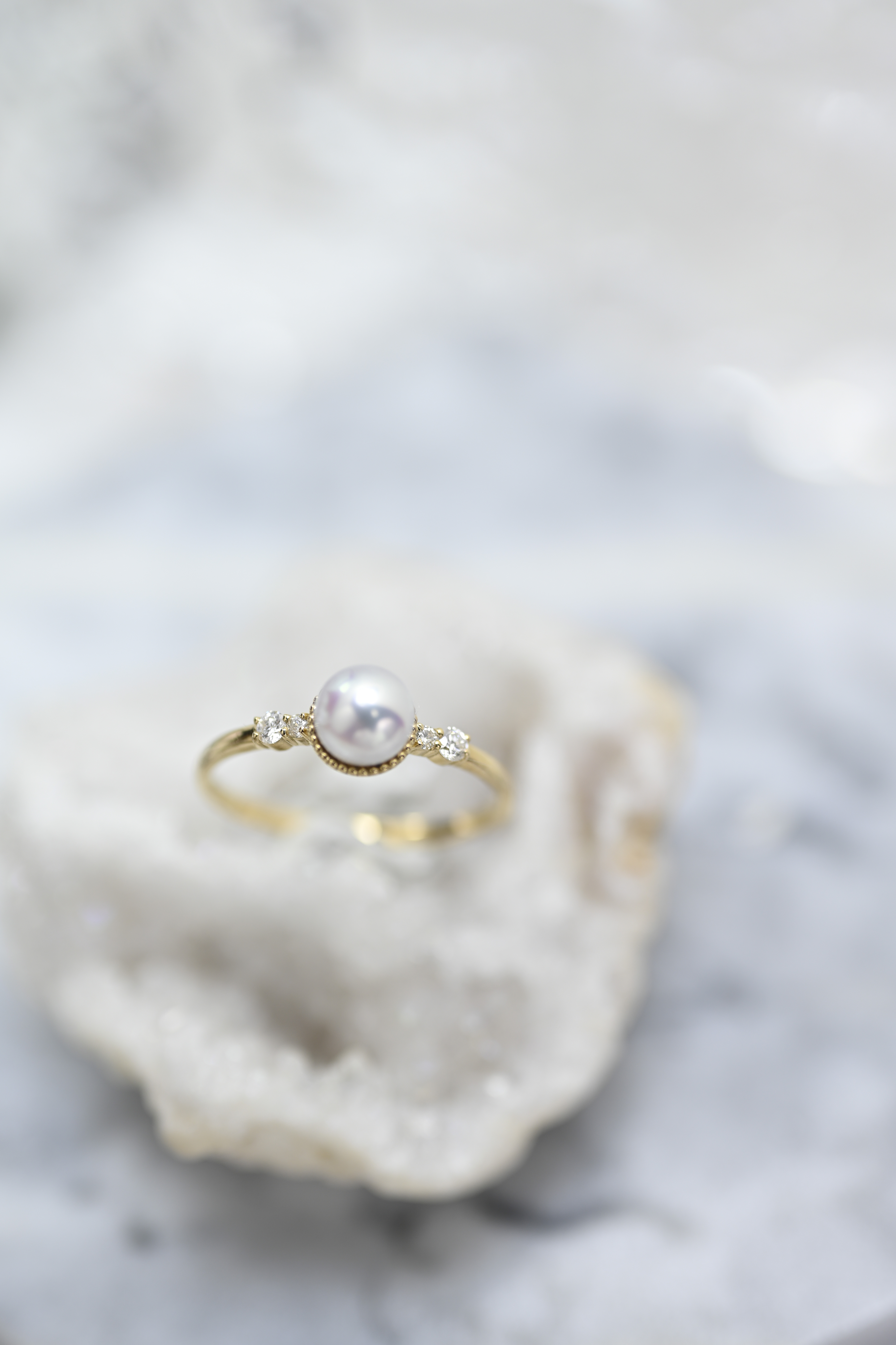 18K Gotico Diamond Ring