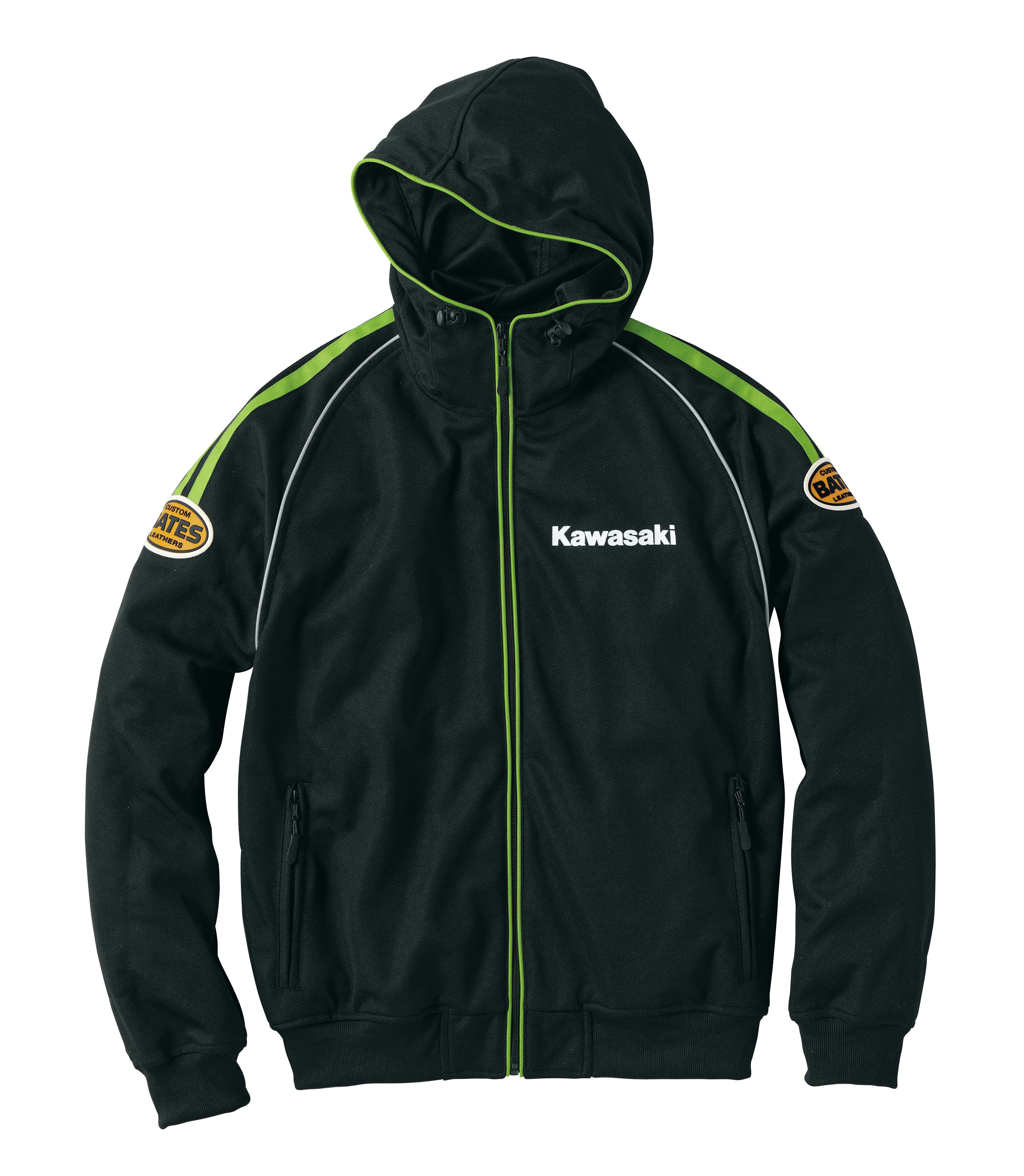 KAWASAKI BATES 聯名夏季網眼連帽棒球外套