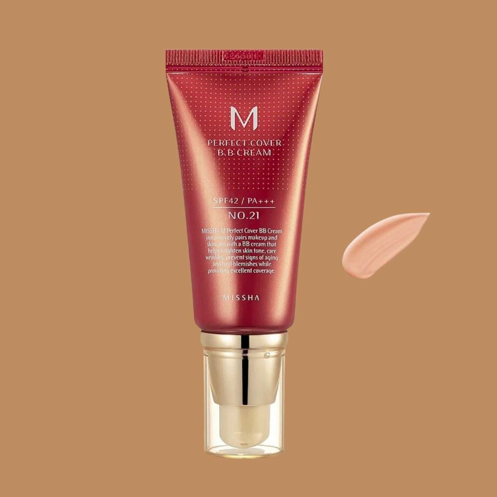 Missha M Perfect Cover BB Cream SPF42 PA+++ 50ml #21 Light Beige  NEW(8806333353729)
