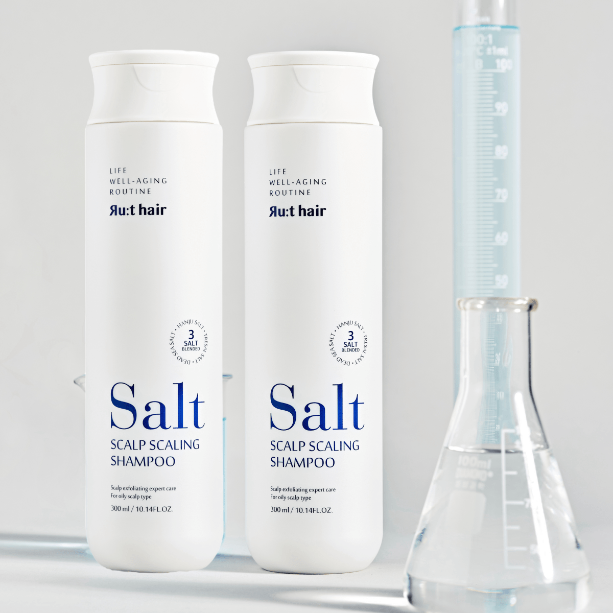 Ru:t hair 3 heavy sea salt natural cleansing and oily scalp conditioning shampoo