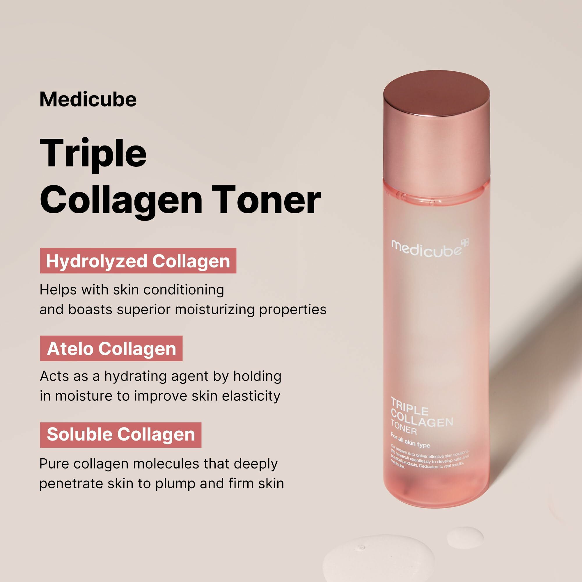 Medicube Triple Collagen Toner 140ml randomly packaging