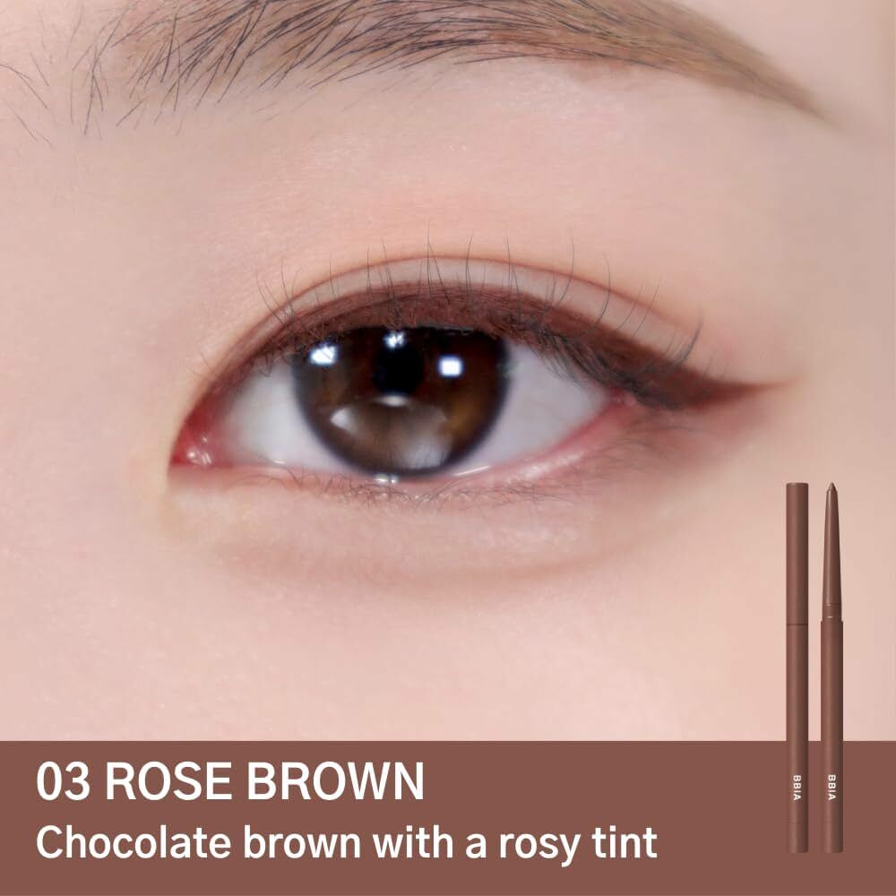 BBIA Last Auto Gel Eyeliner Slim 【#S3 Rose Brown】 8809213805639