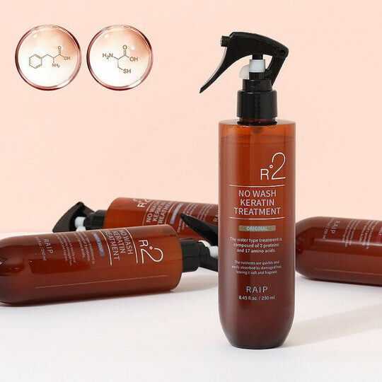 RAIP R2 No Wash Keratin Treatment Spray 250ml - Yellow (Original)
