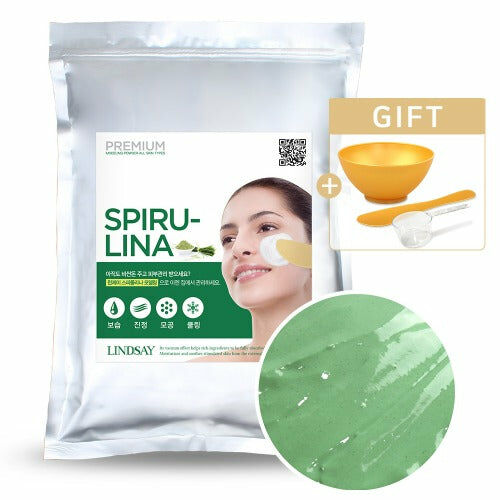 Lindsay Premium Modeling Mask - Spirulina 1kg (Zipper Bag) (Parallel Imort)