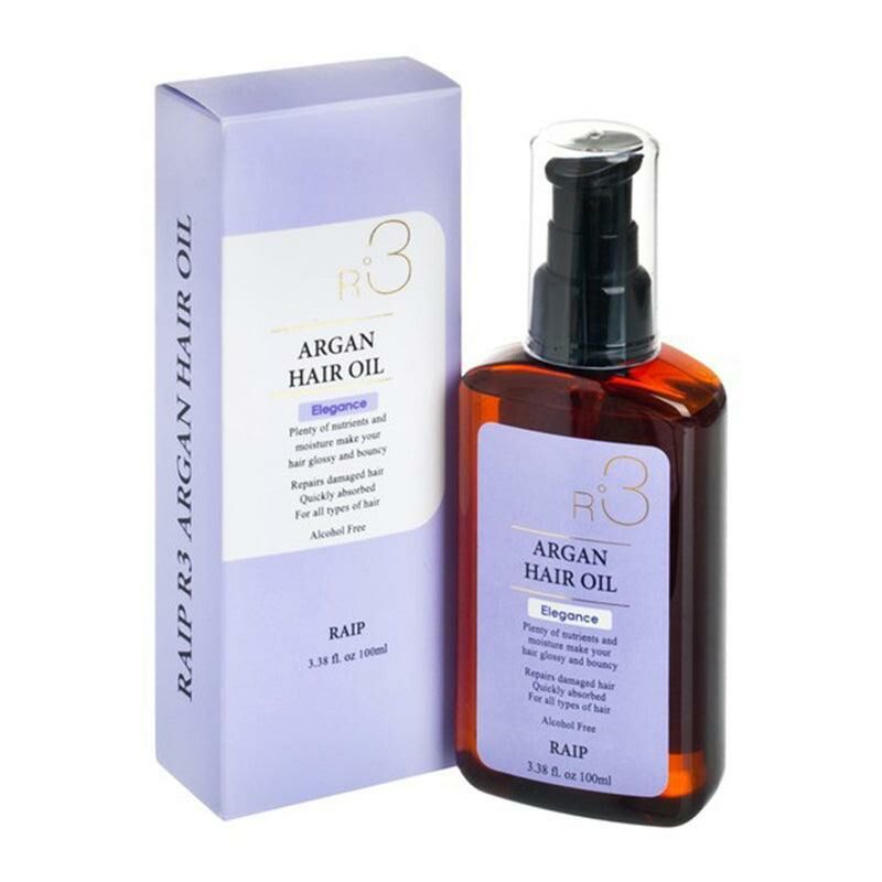 RAIP R3 Argan Hair Oil 100ml【Elegance】Latest Package 8809529880115